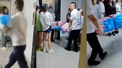 甘肃农大女生宿舍生娃惨剧 大二学姐失血过多命悬一线 救护车狂啸孩子哭嚎 吃瓜群众肾上腺素爆表！